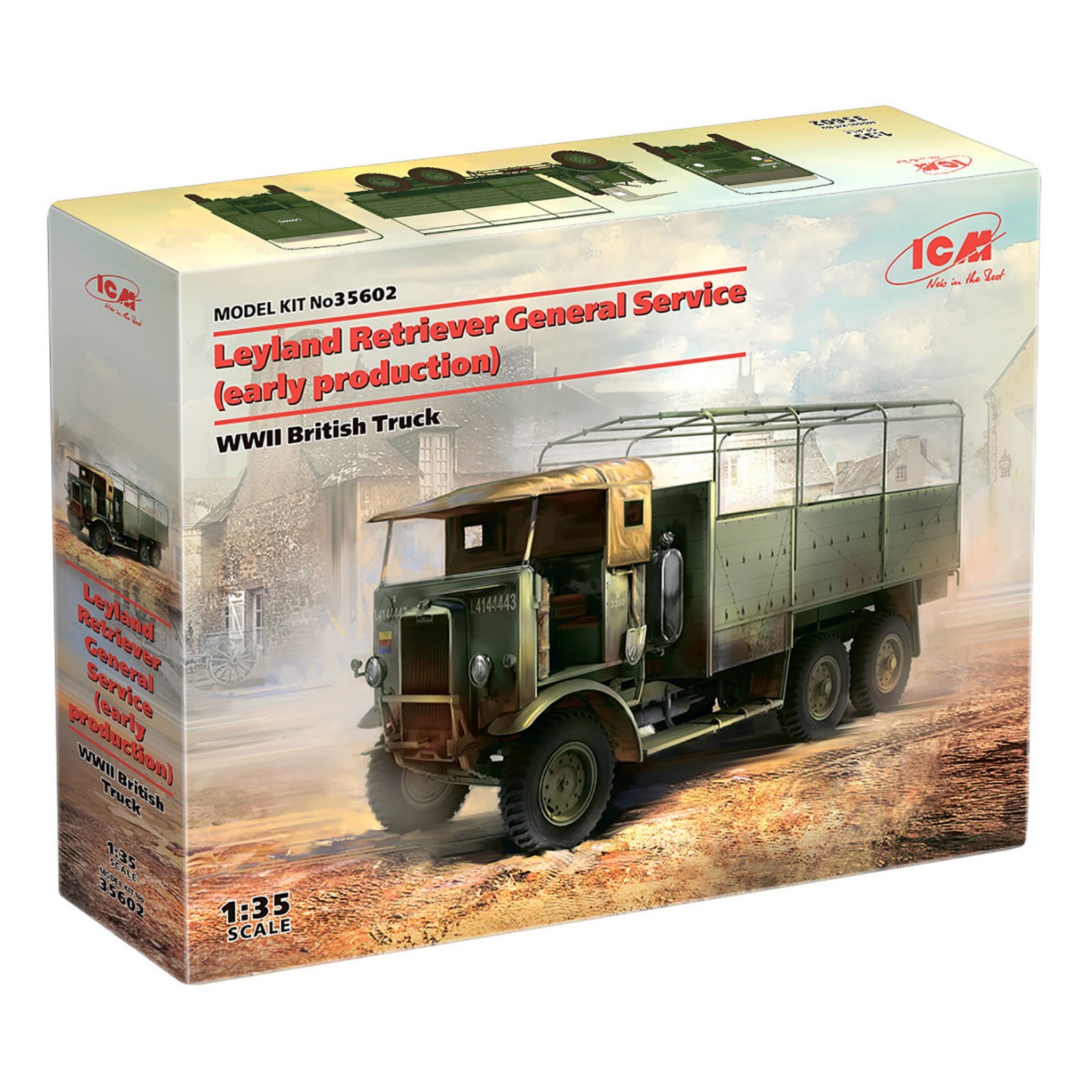 ICM 35602 Scale model Truck kit 1:35 Leyland Retriever