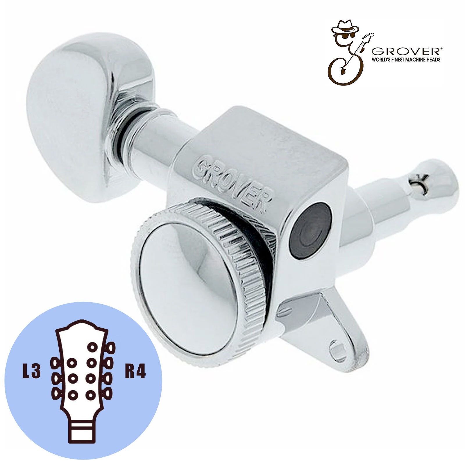 NEW Grover 505 Mini L3+R4 Roto-Grip Locking Rotomatic 7