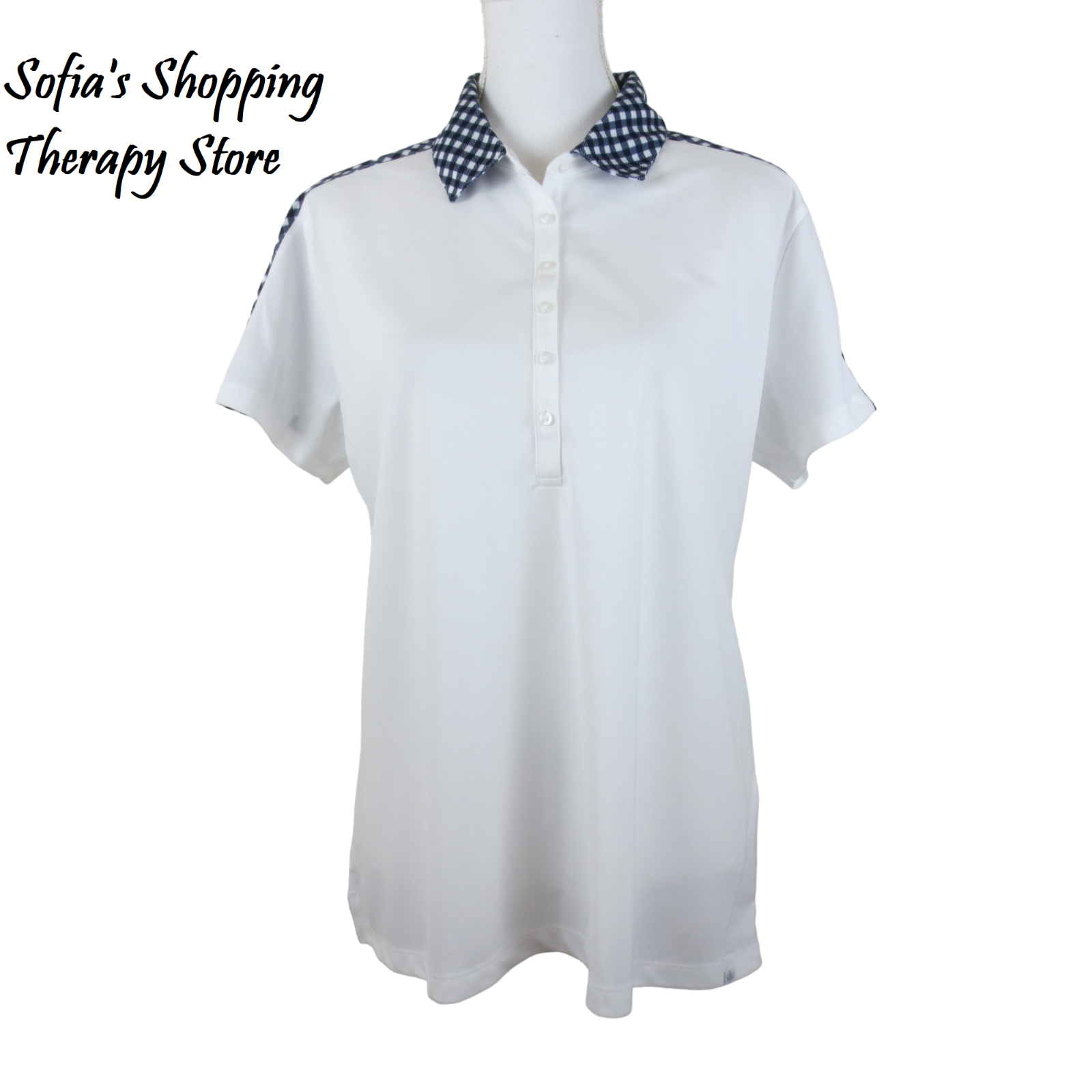 Lady Hagen Women's Printed Block Short Sleeve XL XXL Golf
