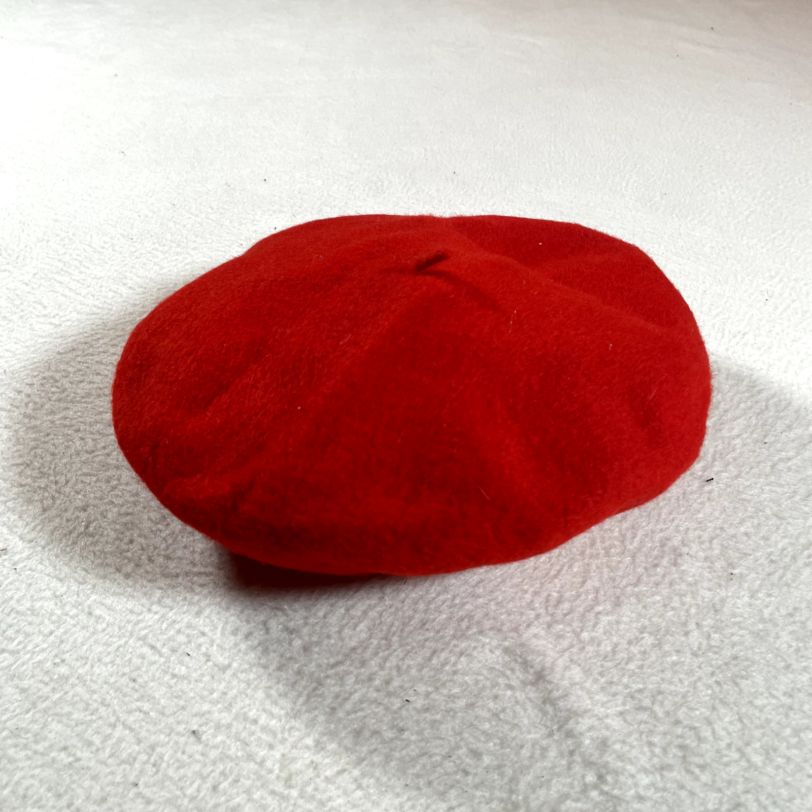 Vintage Beret Hat Ms Mae Red Imported From France 720 Wool