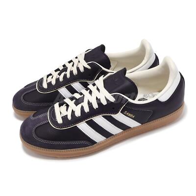 adidas Originals Samba OG W Aura Black Cream White Gold Gum Women Casual IG6836