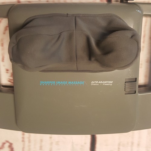 Sharper Image Acuvibe Massage 7006 Shiasu Kneading Neck Back Shoulders 120v 20W