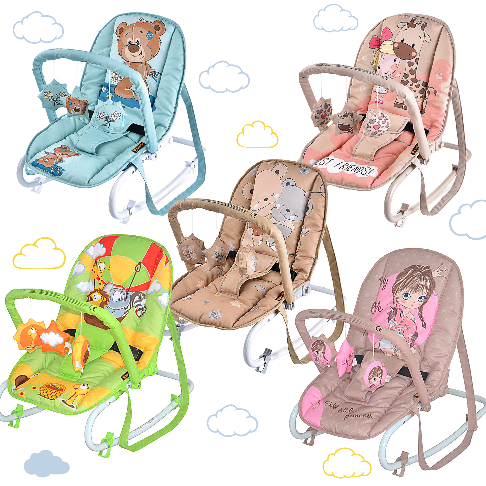 baby rockers at game