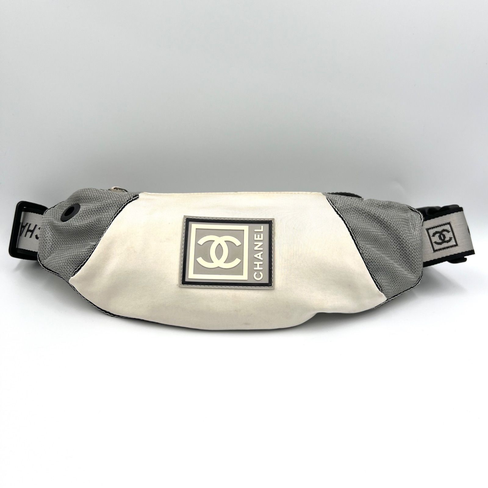 CHANEL Chanel Sport Line Coco Mark Waist Pouch Bag Body Hip