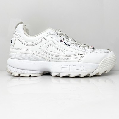 Fila Womens Disruptor 2 Premium 5FM00002-125 Белая повседневная обувь Кроссовки Размер 7.5