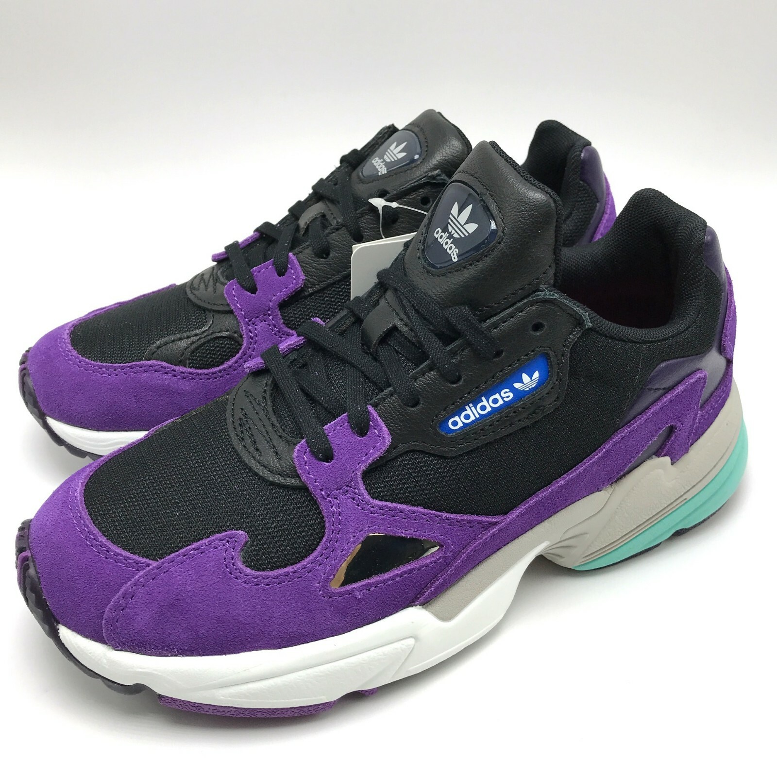 adidas falcon w black white