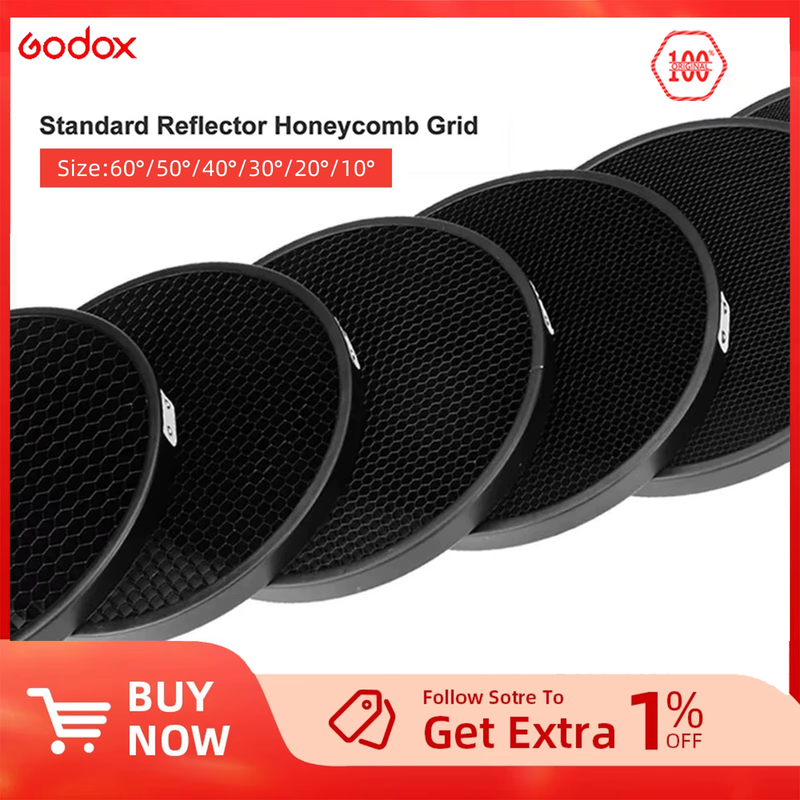 2/3/4/5/6/7mm Standard Reflector Aluminum Honeycomb Grid 6.7'' 17cm for Bowens S