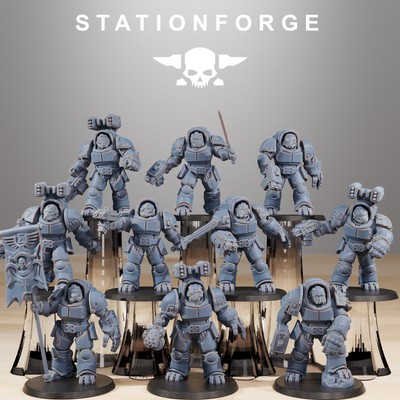 Socratis Legion Vanguard Veterans Proxy Wargames Dnd Set of 10 Station Forge