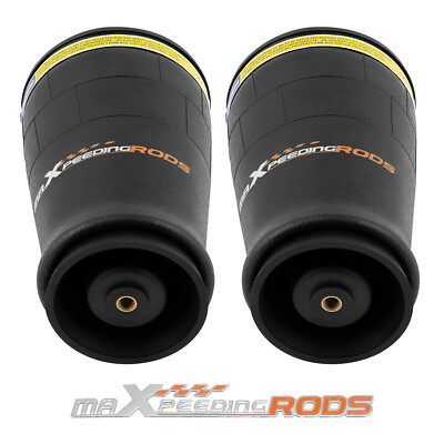Pair Rear 1500lb Air Suspension Tapered Sleeve Bag for 1/4'' NPT SK6815P01
