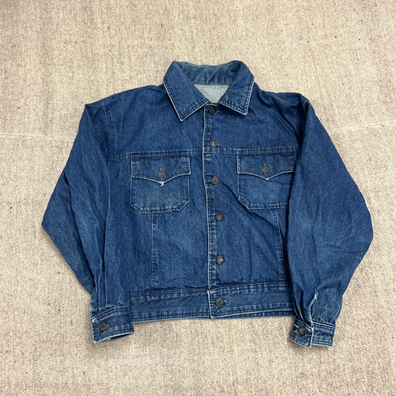 Vintage 1970s Denim Jacket Women's Small Blue Cropped | eBay