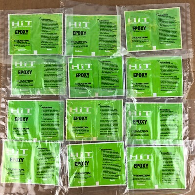 Easton Archery HIT Epoxy Glue Adhesive 12 Pack Hidden Insert Technology Axis FMJ