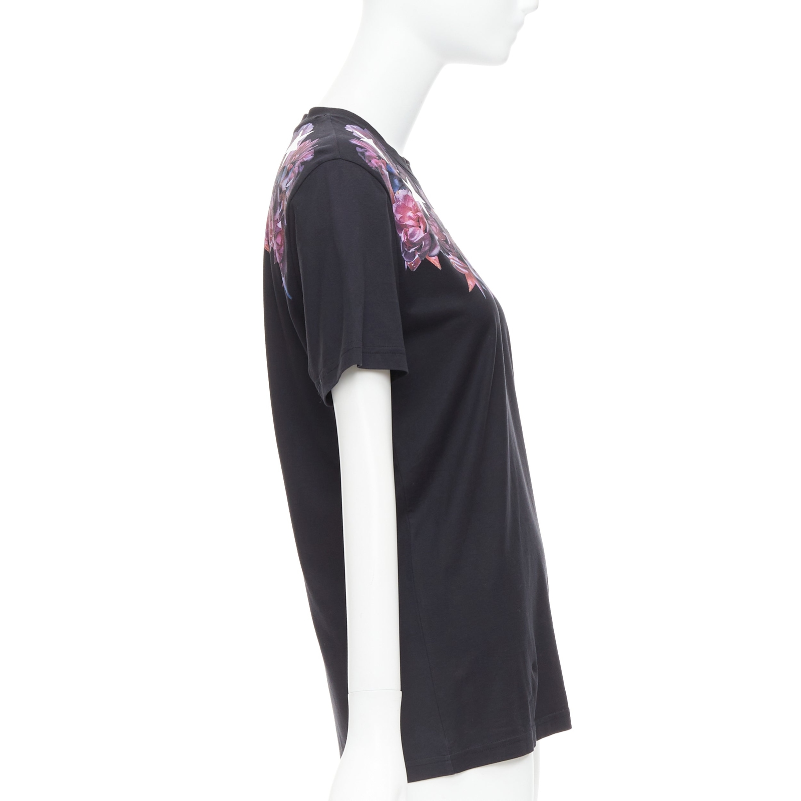 GIVENCHY Riccardo Tisci purple flower white star black