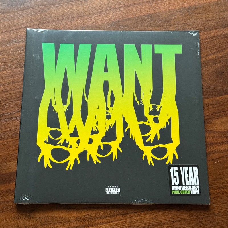 3OH!3 - Want - 🟢 Puke Green LP Vinyl -