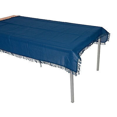 Garten - Tischdecke Antirutschdecke Kunststoff blau, 140x180cm, wetterfest