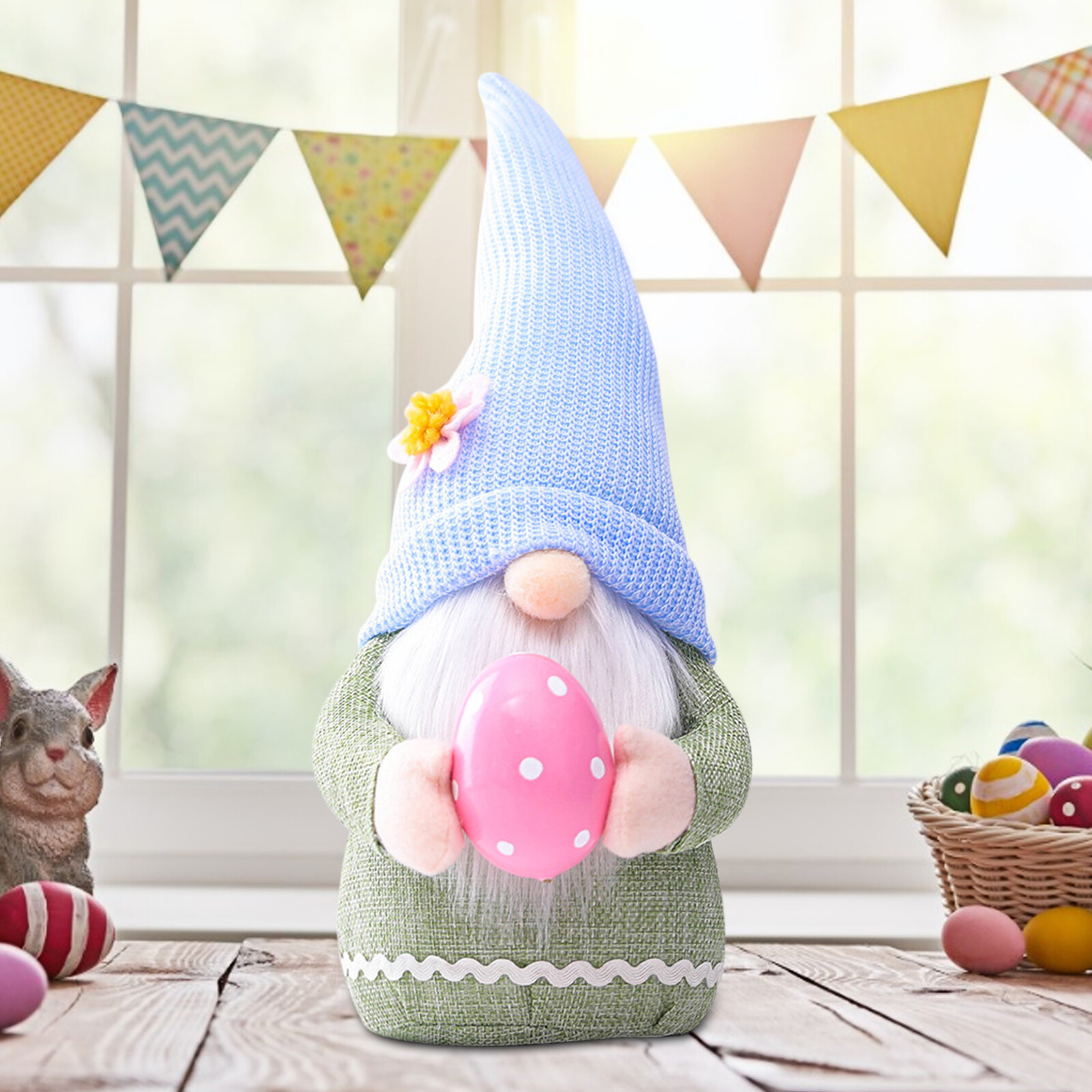 SANGSHI Ostern Deko Wichte,Easter Day GNOME Zwergpuppe, Schlafzimmer Wohnzi Z