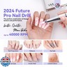 SAVILAND Electric Nail Drill Professional: 2024 Pro Future Tech 40000RPM Nail Drill Kit E File for Acrylic Nails Gel Polish Rechargeable 6000mAh Portable Nail Filer Drill Bits Salon