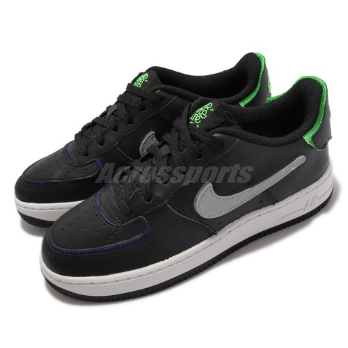 

Nike AF1/1 GS Black Silver White Junior Kids Casual Lifestyle Shoes DH7341-001, Черный, Af1/1 Gs