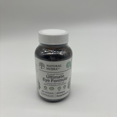 Natural Nutra Ultimate Eye Health Vitamins 60 Vegan Caps Exp 12/25