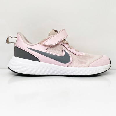 

Nike Girls Revolution 5 BQ5672-601 Розовые кроссовки для бега, размер 12C, Розовый, Revolution 5
