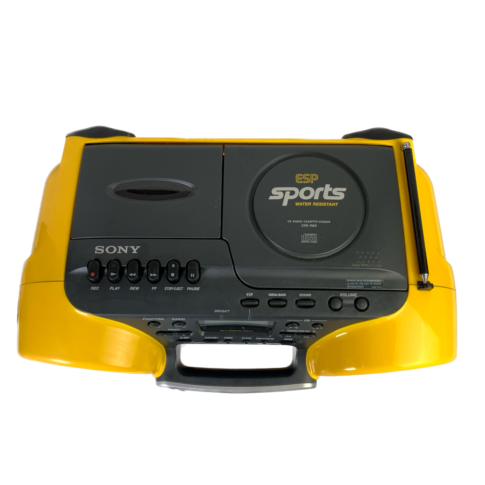N-1569 SONY ソニー CDラジカセ CFD-980 現状品 Sony Sports Series