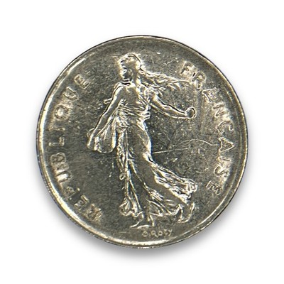 1971 France 5 Francs Nickel LIBERTE EGALITE FRATERNITE