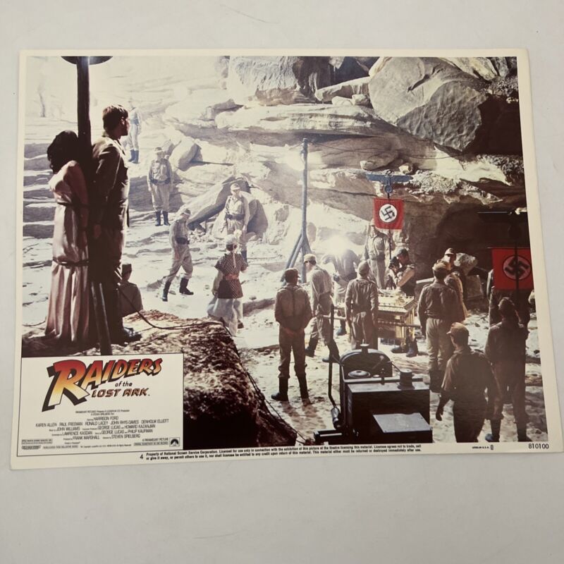 1981 Raiders of the Lost Ark Lobby Card # 4- 11x14-original