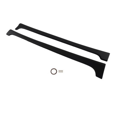 Side Skirt Body Kit Panel Extension for Honda Civic Sedan 12-15 Black ABS