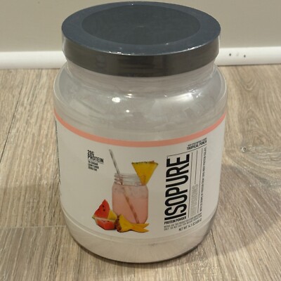 ISOPURE Infusions Whey Protein Powder Tropical Punch 14.1 Oz. Exp 06/2025