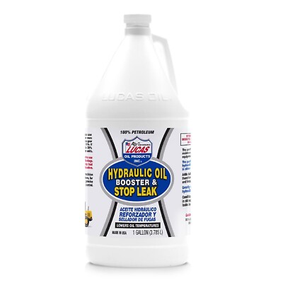 1 Gallon Bottle Of Hydraulic Pressure Oil Booster & Stop Lea