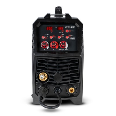 UNIMIG VIPER Multi 165 Mig Tig Stick Welder +Torch, Gas Gasless Synergic U11006K