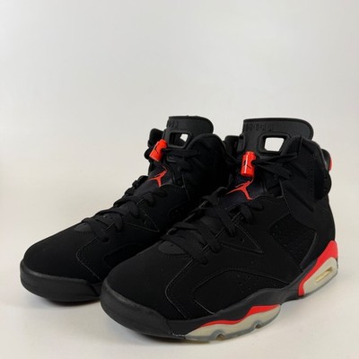 Jordan 6 Retro Black Infrared 2019 Mens Sneakers 384664-060 Size 8.5