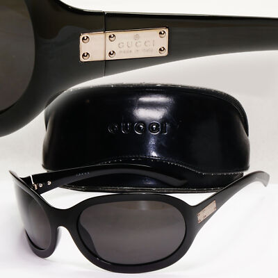 【美品】GUCCI　vintage sunglasses BLACK 保存袋 Gucci vintage look black sunglasses – Eyewear Club