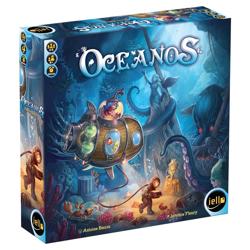 Iello 513343 Oceanos,Familienspiel