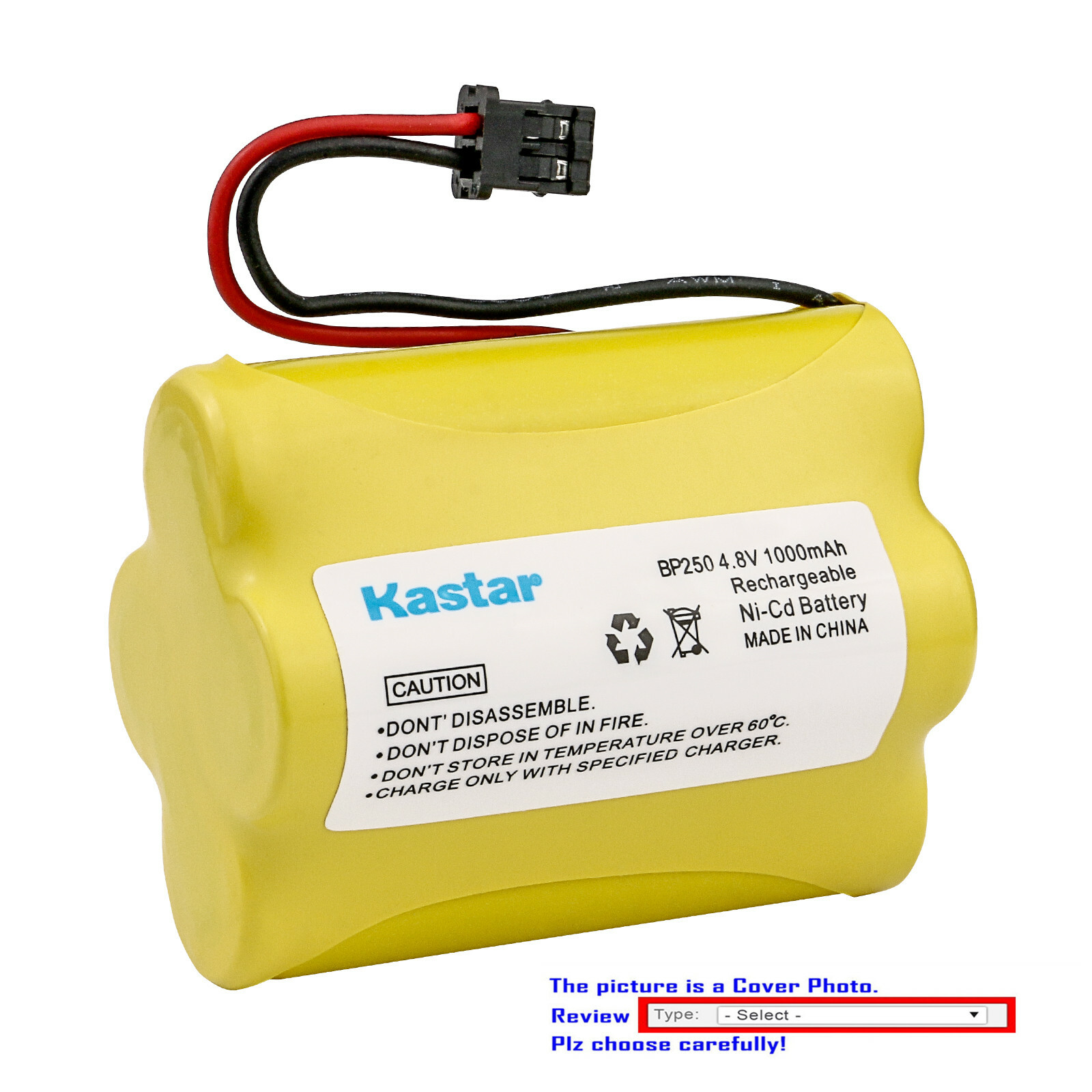 Kastar Battery for Uniden Bearcat / Sportcat BP-120 BP120 BP-150 BP150 BP-180