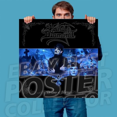 KING DIAMOND Dreams of Horror BANNER Poster Tapestry Vinyl art