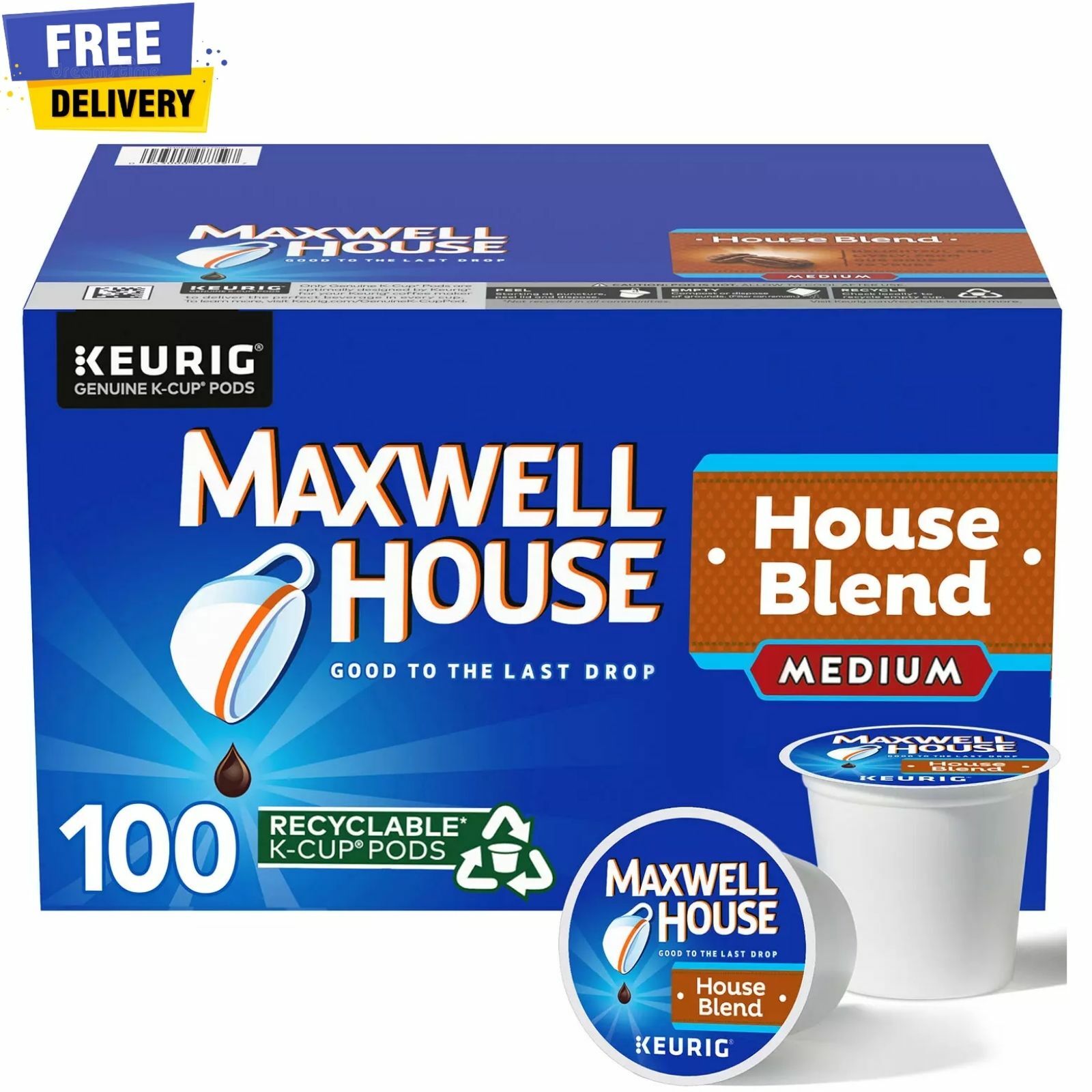 Maxwell House House Blend K-Cup Coffee 