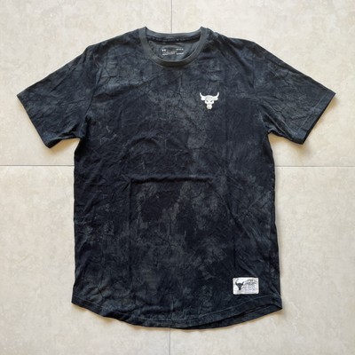 Under Armour Blood Sweat Respect Duane Johnson Mens L T Shirt Black Green 