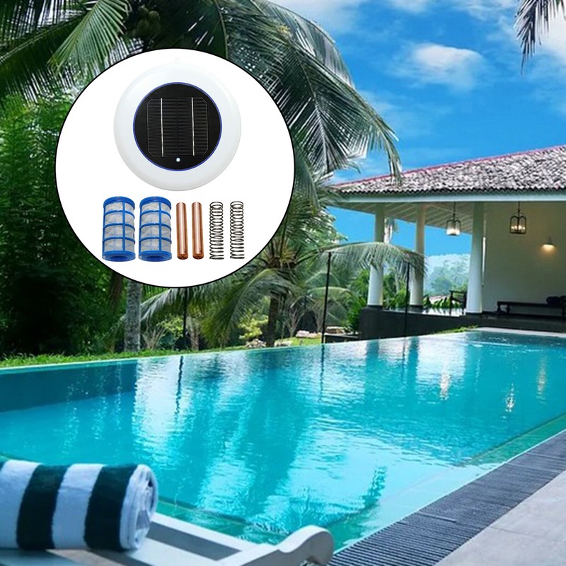 Solar Pool Ionisator Wasserreiniger Chlorfreier Algenreiniger KlÃ¤Rer