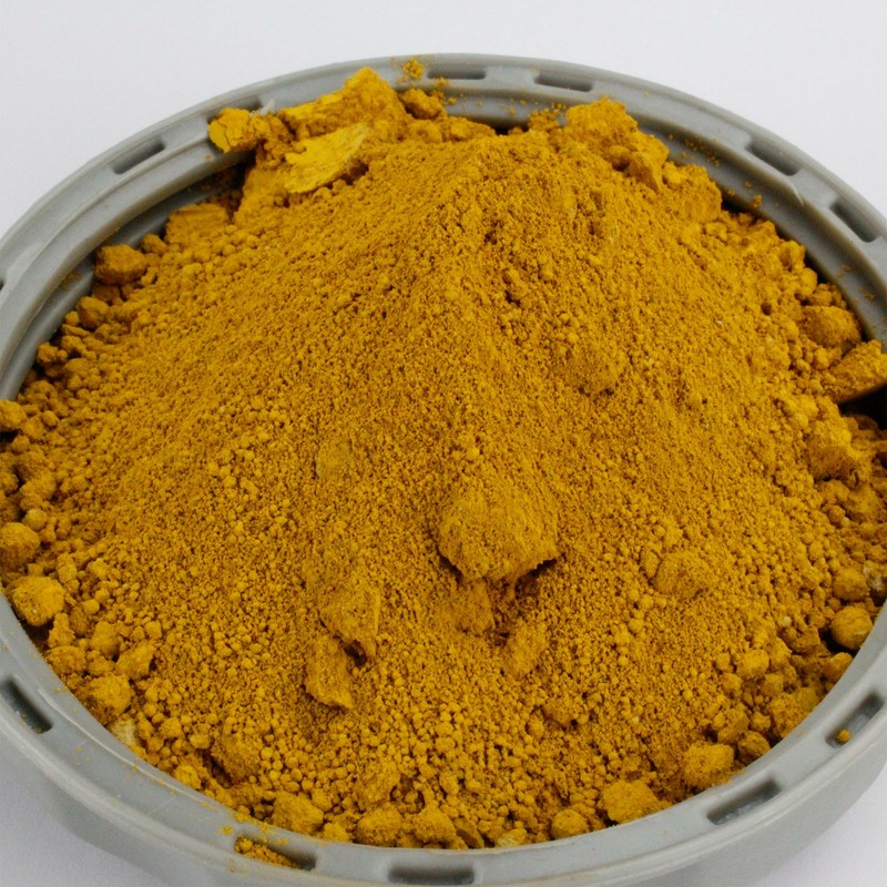 Zementfarbe Gelb 100g Eisenoxid-Farbe / Trockenfarbe - Pigment FÃ¼R Kunssteine
