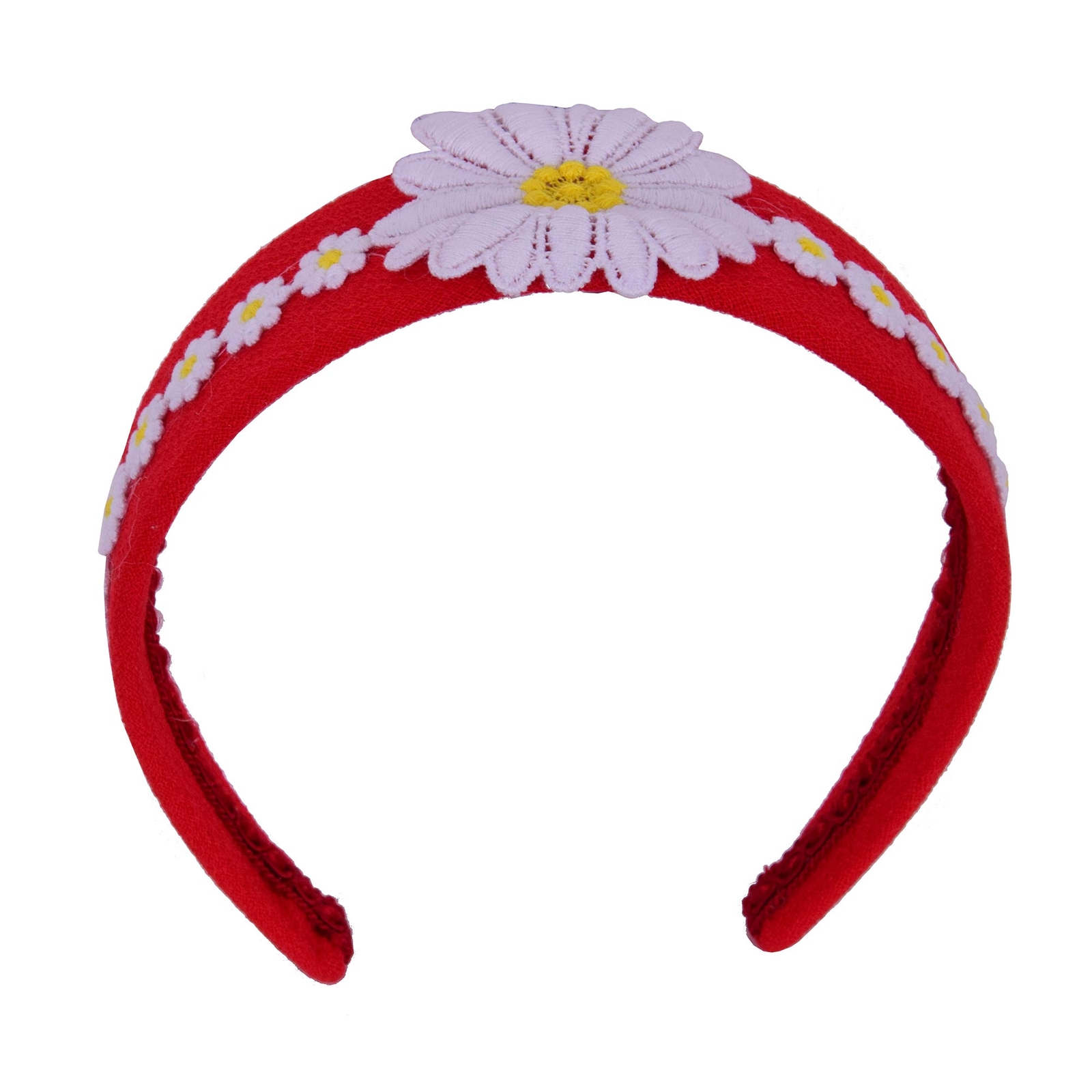 

DOLCE - GABBANA Ободок с цветком ромашки Ободок для волос Красный Белый 06382