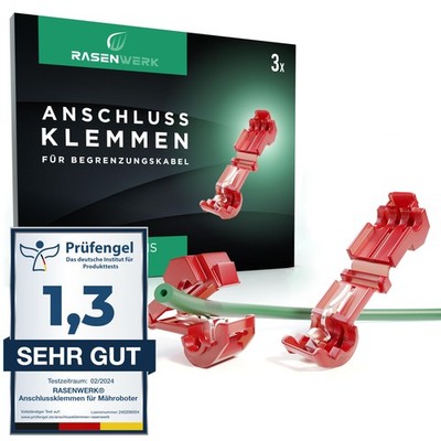 RASENWERK® - Morsetti di collegamento per la stazione di ricarica del filo d