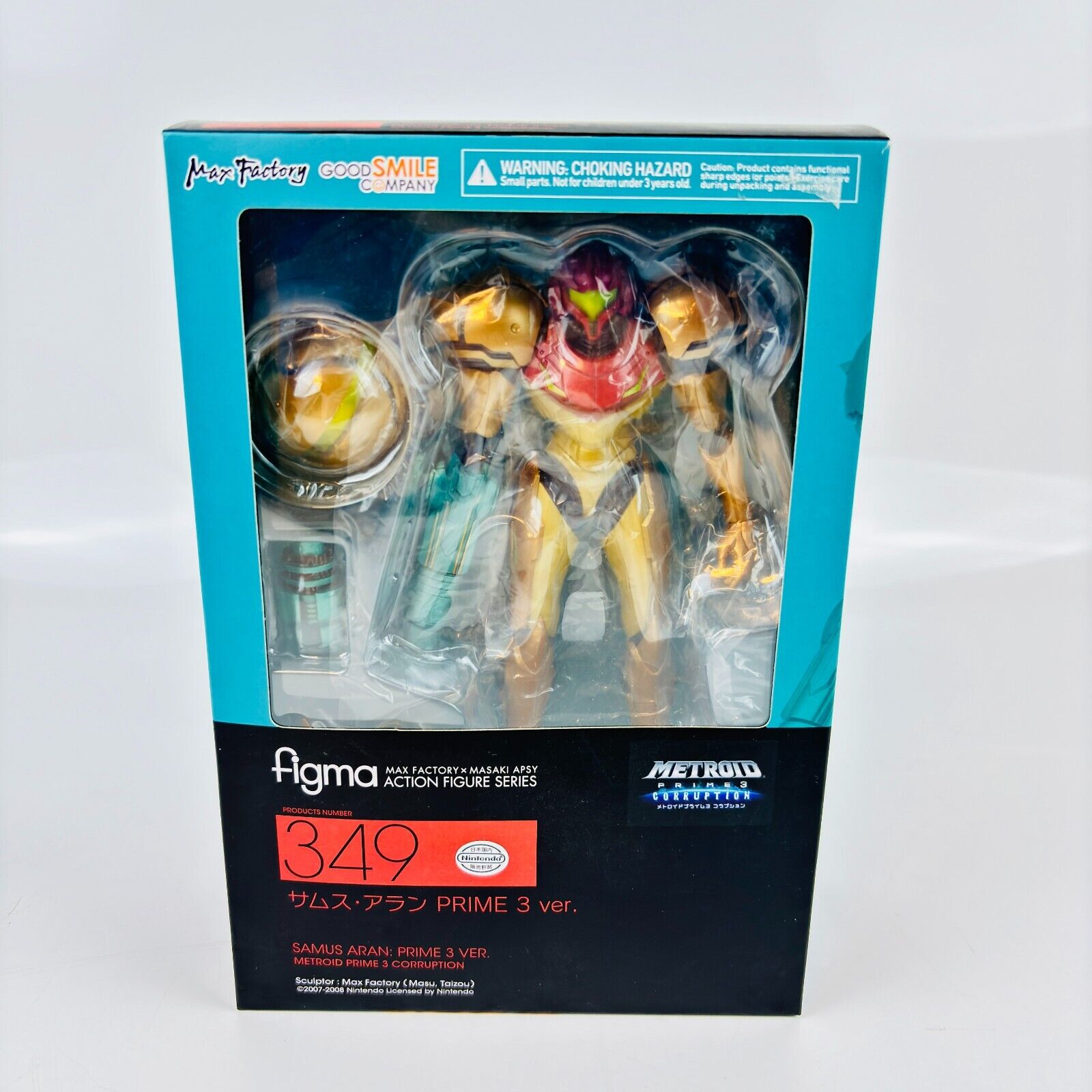 Max Factory figma 349 METROID PRIME 3 CORRUPTION SAMUS Aran: PRIME 3 ver. JP - Picture 1 of 12