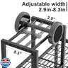6-Tier Home Gym Storage Rack with Wheels, Dumbbell Weight Rack and Yoga Mat Organizer, Multi-Purpose Gym Equipment Storage Stand for Home Gym Accessories