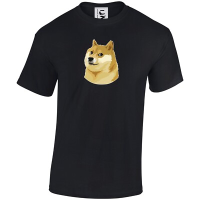 Doge Funny Meme Dog T-shirt Internet Culture Gift Top Adults Teen & Kids Sizes