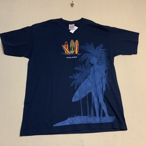 スウェット・トレーナー Sporty & Rich Yacht Club Logo Print Short Sleeve T-Shirt Nav Yacht club ￼T-Shirt Graphic Short Sleeve San Diego￼ Ca. XL