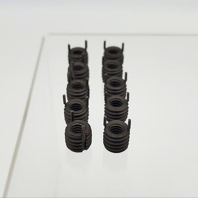 Jergens 1/4-20 Keylocking Threaded Inserts 25902 Carbon Steel Pack of 10