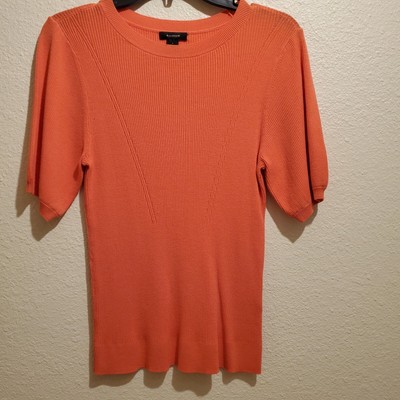 Halogen Ribbed Puff Sleeve Top