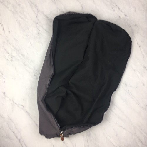 Elenture Yoga Mag Bag Gray Zipper Pockets Shoulder Strap Full Zip