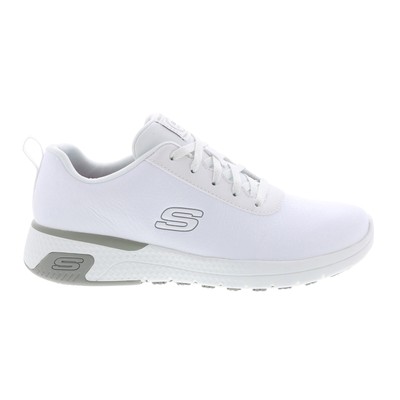 

Skechers Marsing Gmina 108010 Женские белые кожаные рабочие туфли 7, Белый, Skechers Marsing Gmina