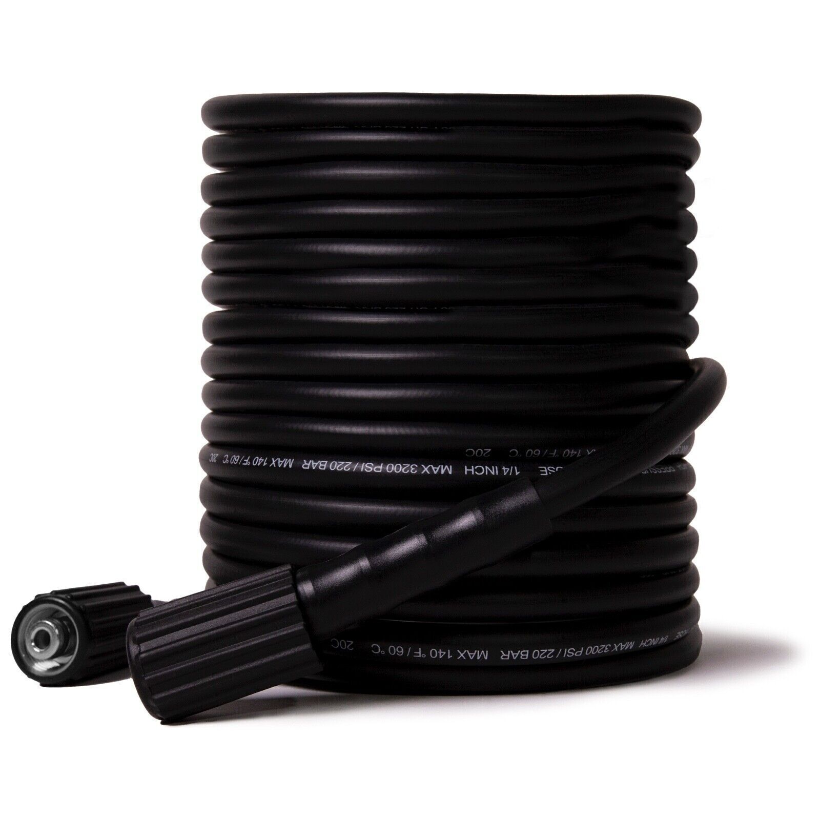 26FT 3200PSI Replacement High Pressure Power Washer Hose -1/4" Quick Connect
